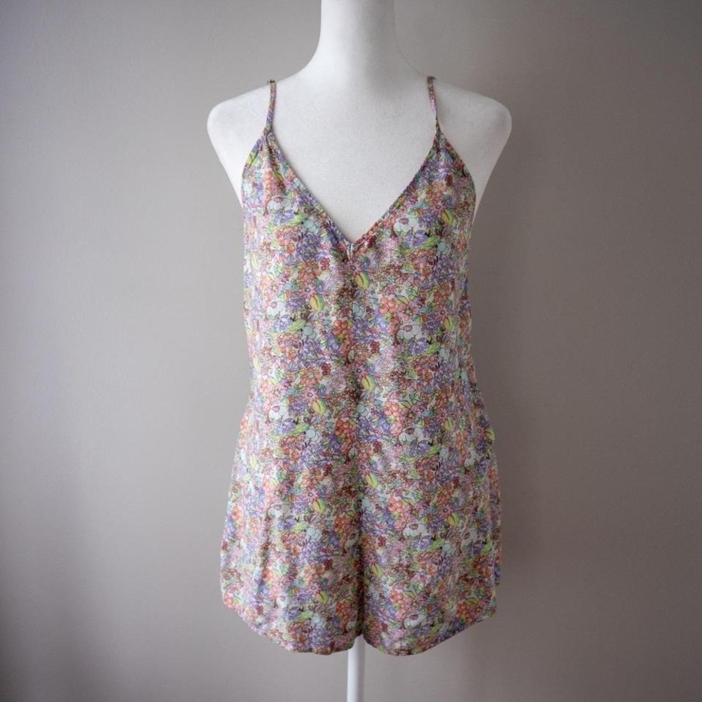 Victoria's Secret Floral Sleepwear Jumpsuit